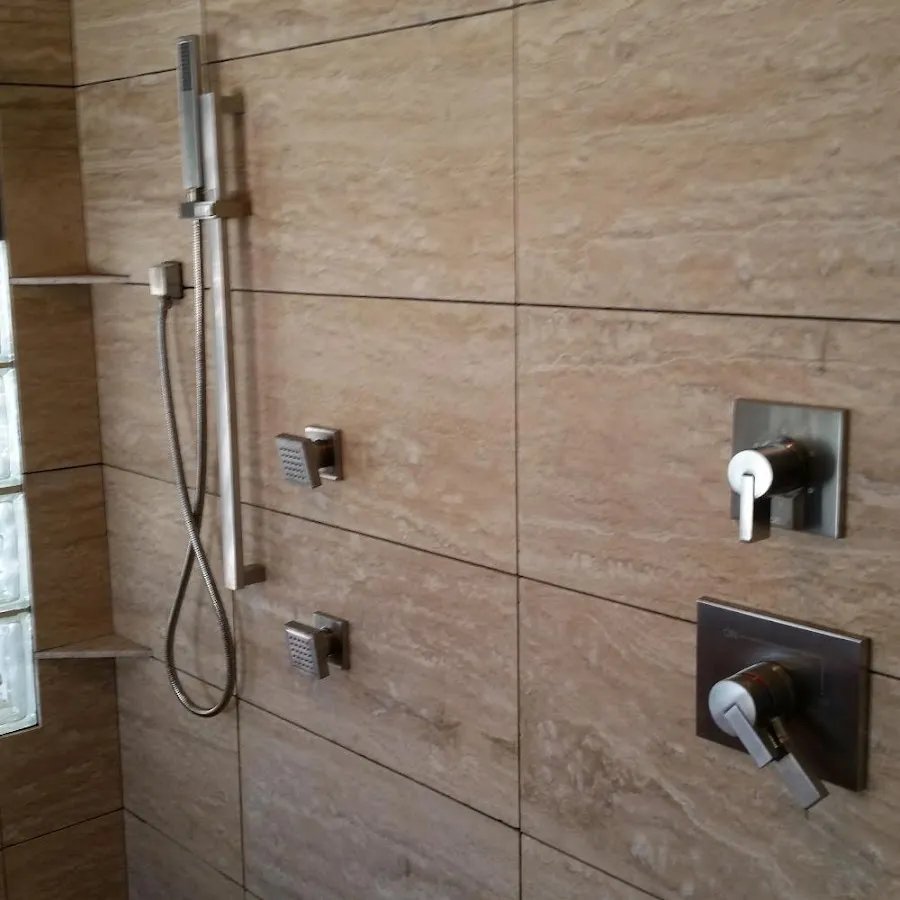 Shower fixture installation for Water Heater Replacement in Farmington